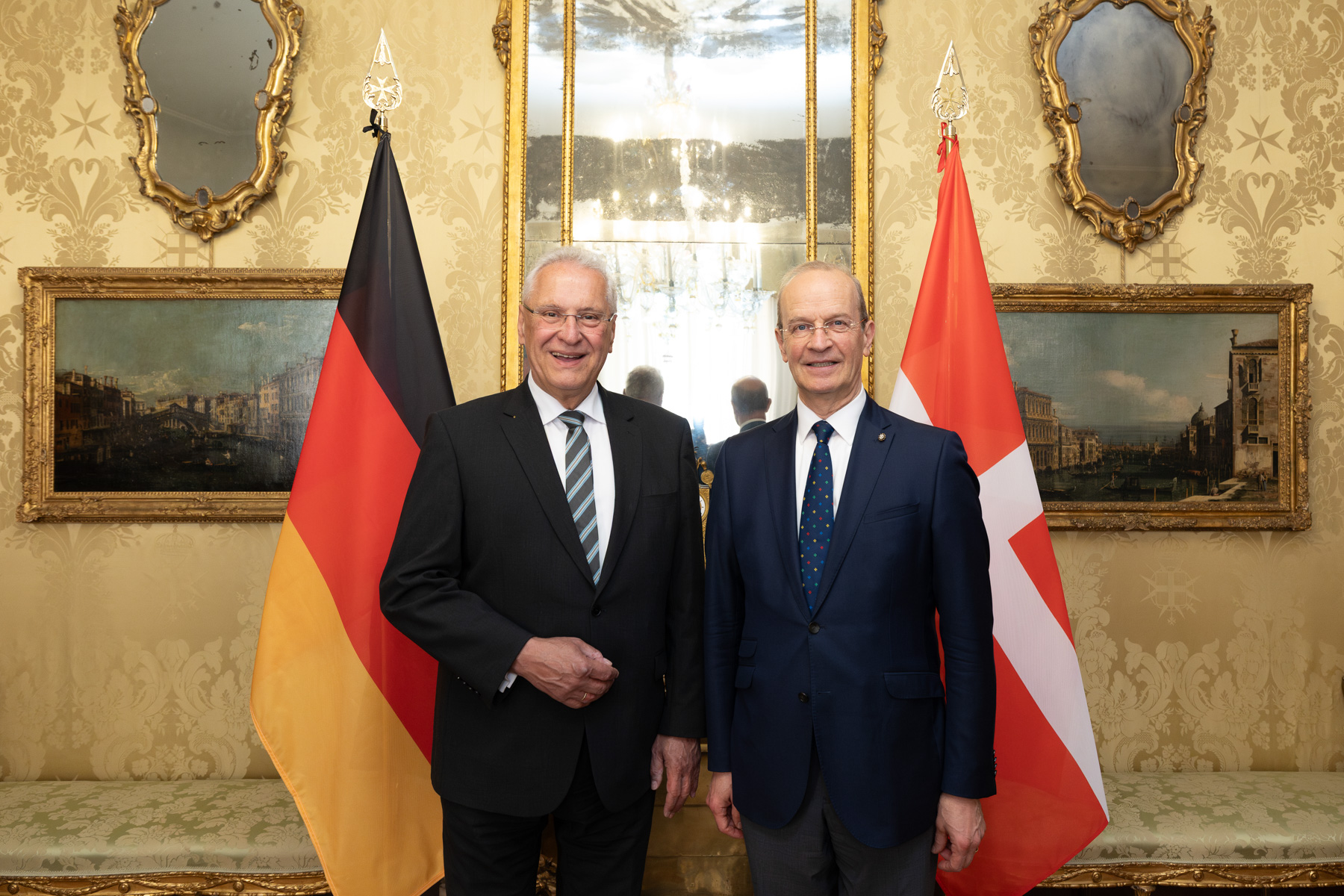 The Grand Hospitaller meets with Bavarian Minister Joachim Herrmann