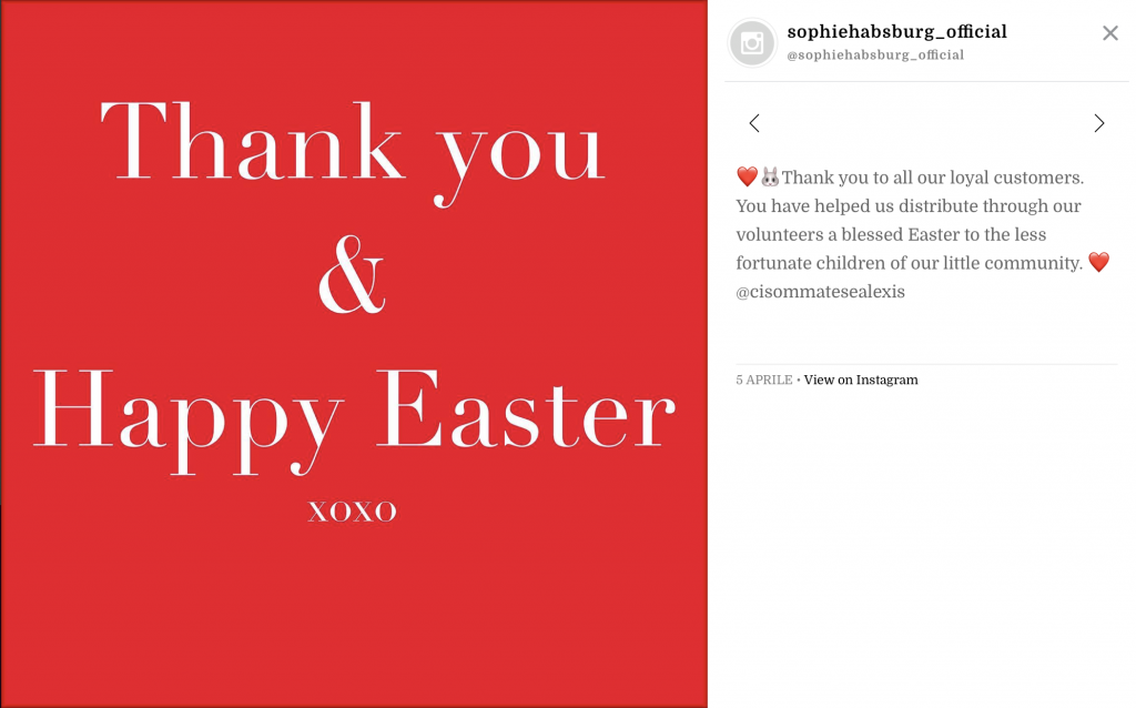 Easter Donation for Children by Sophie Windisch-Graetz