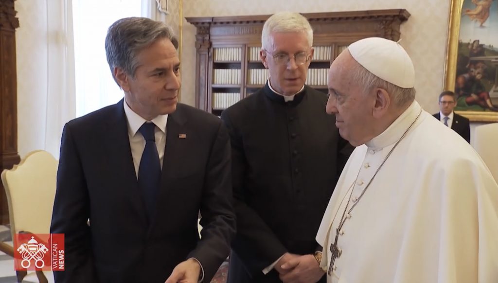 Holy Father Receives Antony Blinken
