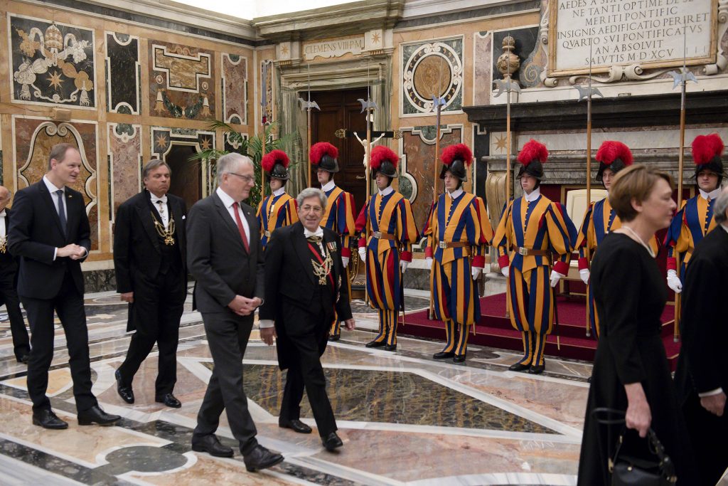 The Holy Father Receives the German President