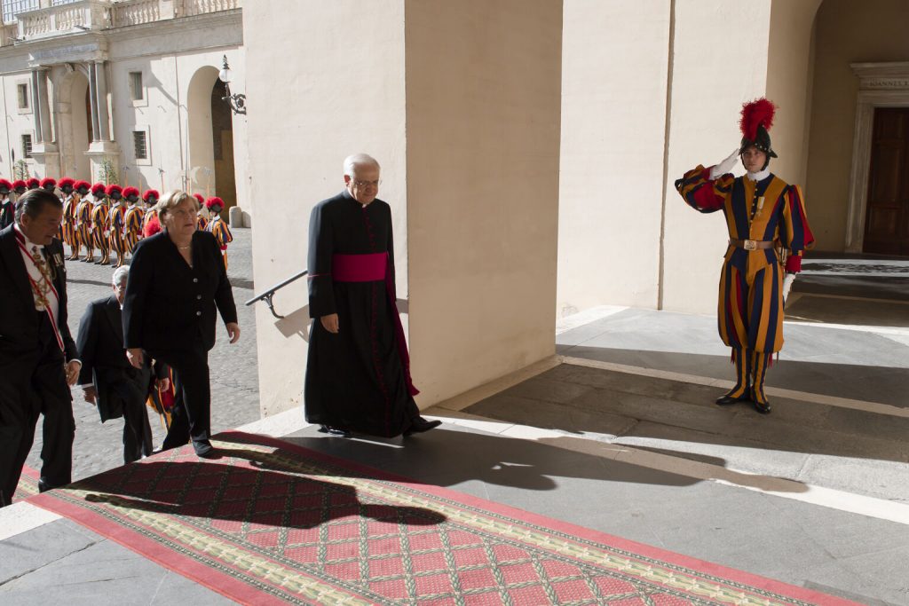 The Holy Father Receives Chancellor Angela Merkel