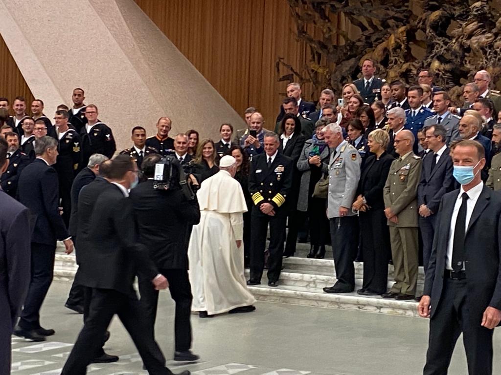 Audience with the Allied Joint Force Command Naples