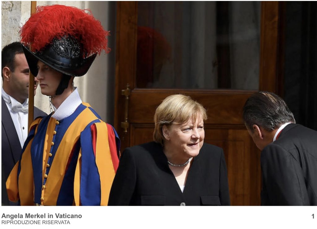 The Holy Father Receives Chancellor Angela Merkel