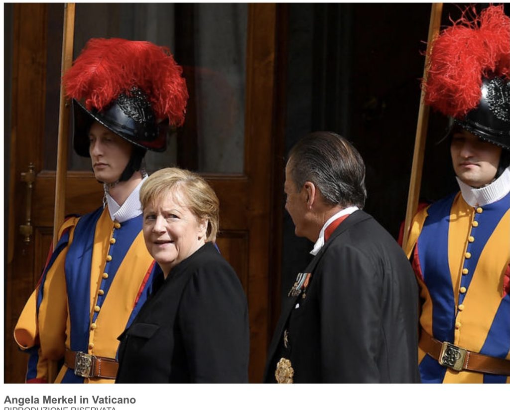 The Holy Father Receives Chancellor Angela Merkel