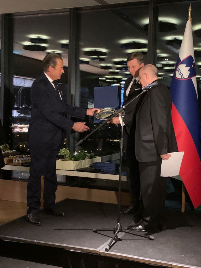 Reception by the Ambassadors in Lubiana for the President of the Republic of Slovenia for the 30th Anniversary of Independence