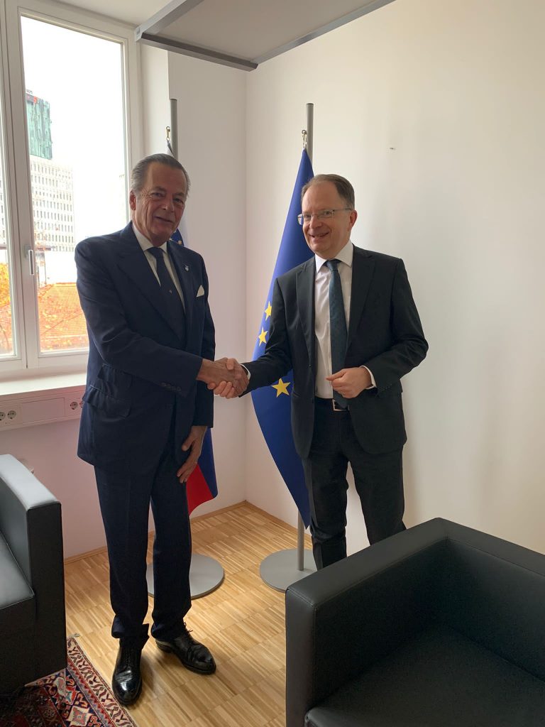 H.S.H. the Ambassador Meets Igor Senčar