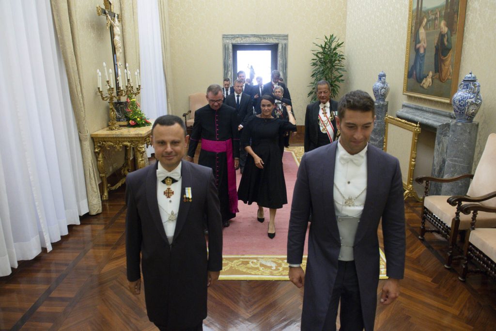 The Holy Father Receives the President of Hungary