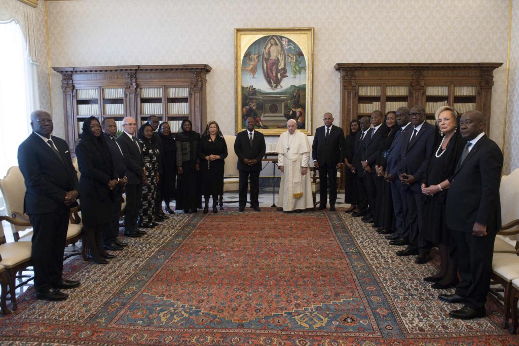 The Holy Father Receives the President of Côte d’Ivoire