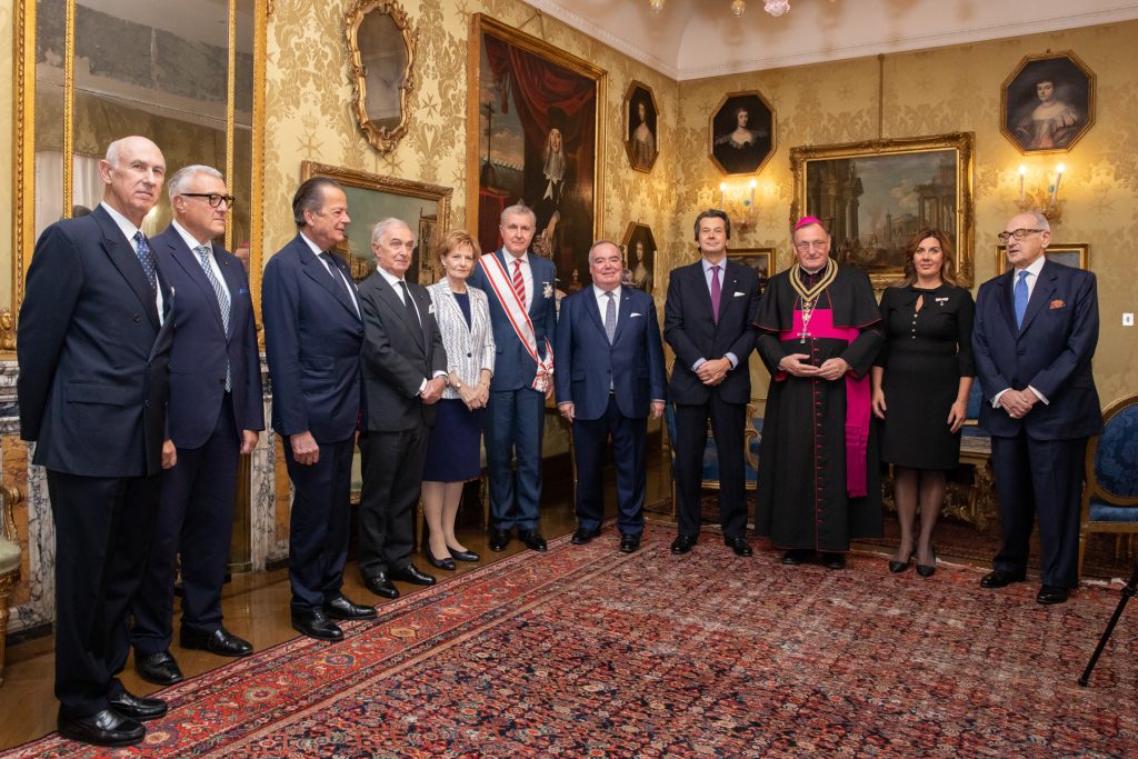 Queen Margherita and Prince Radu Visit the Magistral Palace