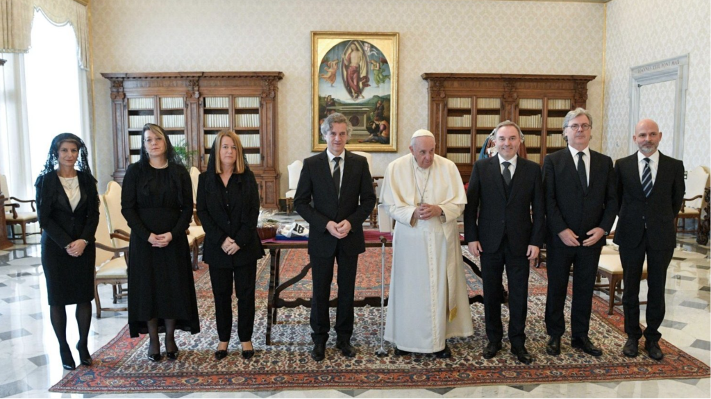 Audience of the Holy Father to the Prime Minister of the Repubic of Slovenia H.E. Robert Golob