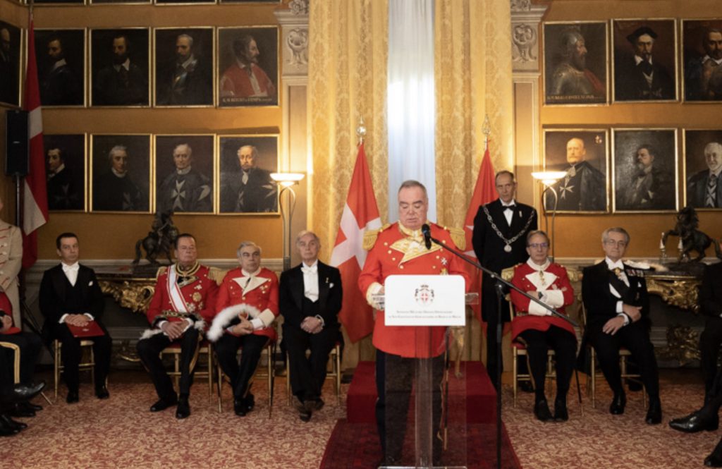 Audience of the Lieutenant of Grand Master to the Diplomatic Corp