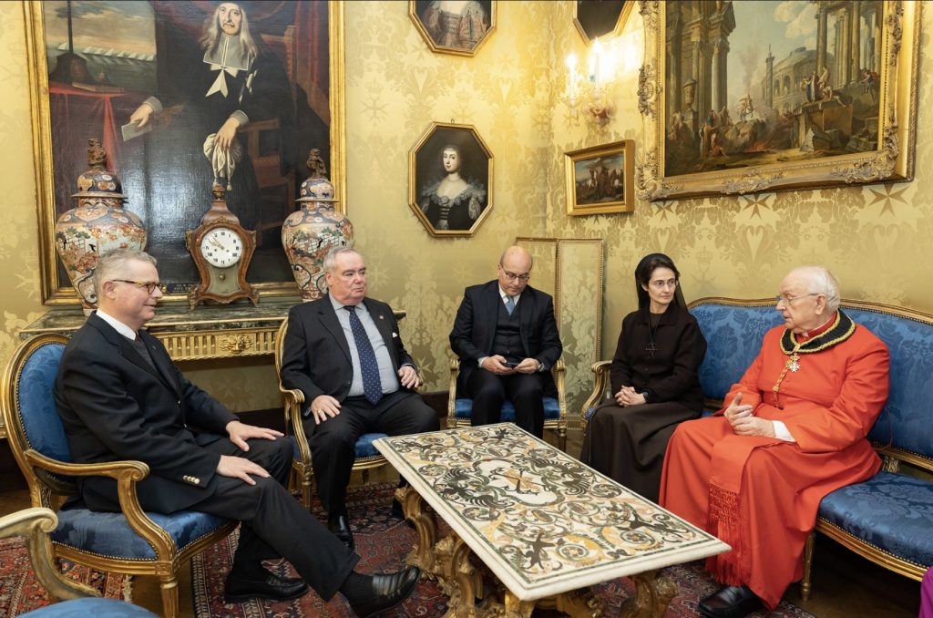 Grand Cross of Honour and Devotion to Cardinal Vérgez Alzaga