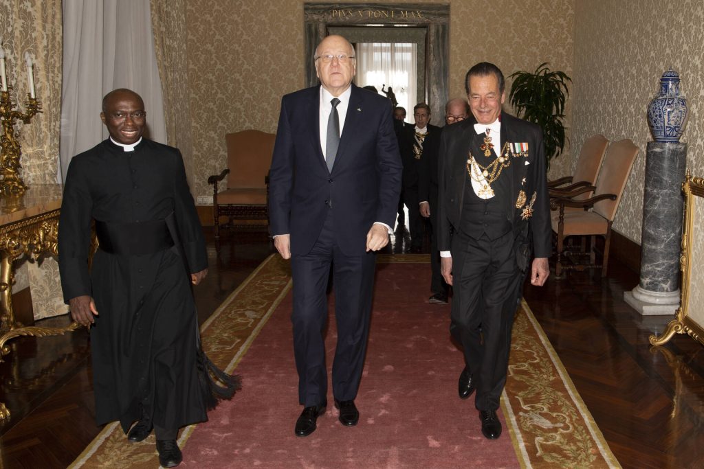 The Holy Father Receives the Lebanese Prime Minister