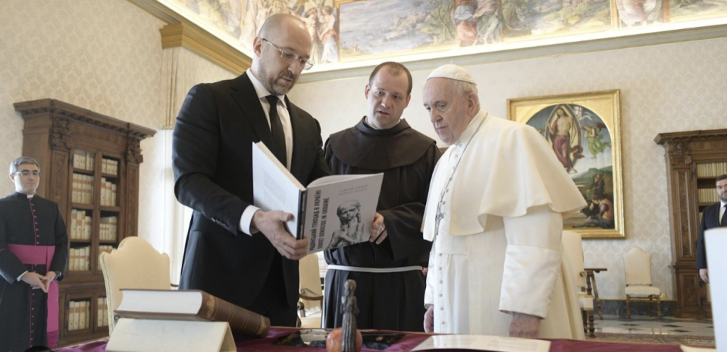 The Holy Father Receives the Ukrainian Prime Minister