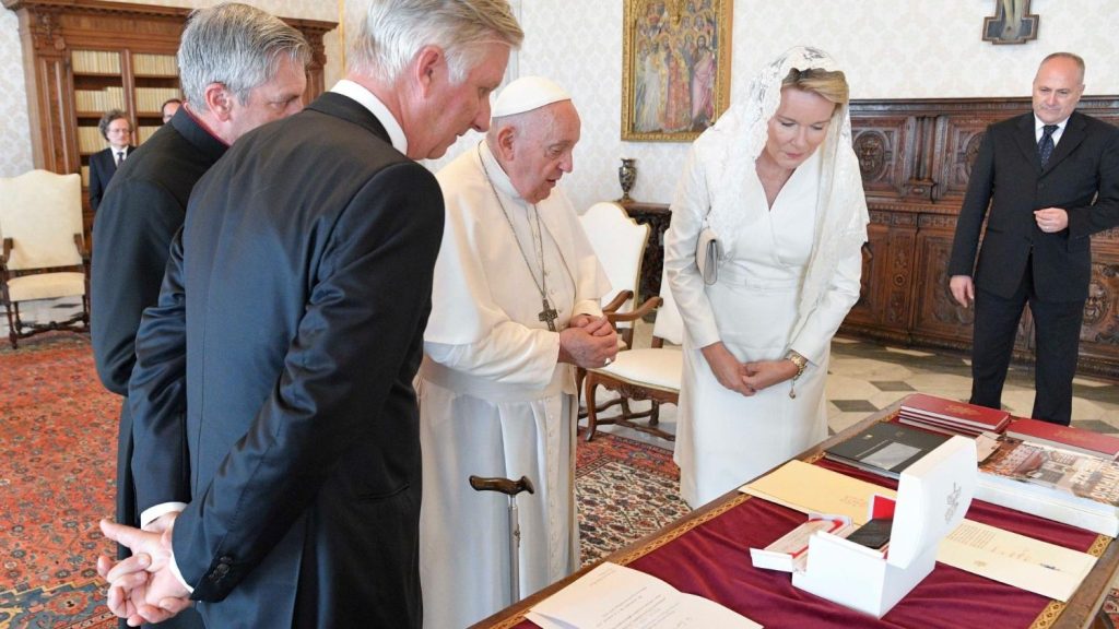 Audience of the Holy Father to the King and Queen of Belgium