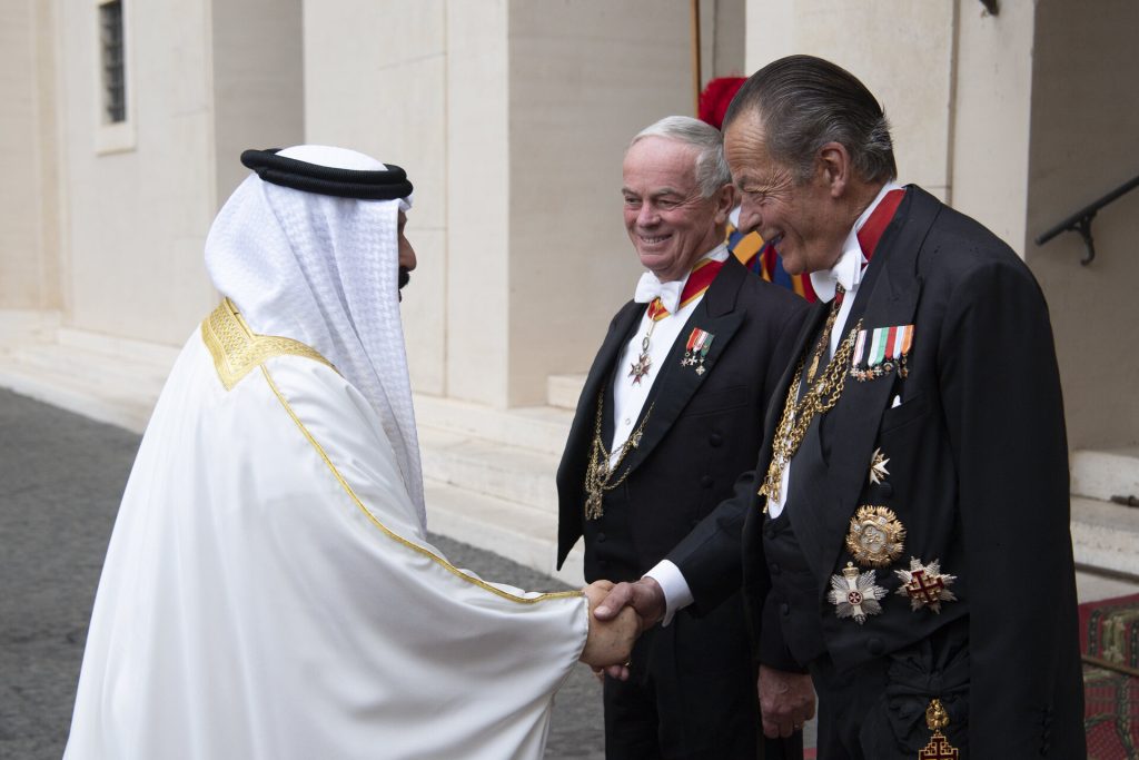 Audience of His Holiness to The King of Bahrein H.M. Hamad Bin Isa Al Khalifa