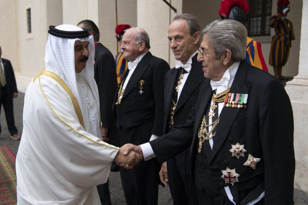 Audience of His Holiness to The King of Bahrein H.M. Hamad Bin Isa Al Khalifa
