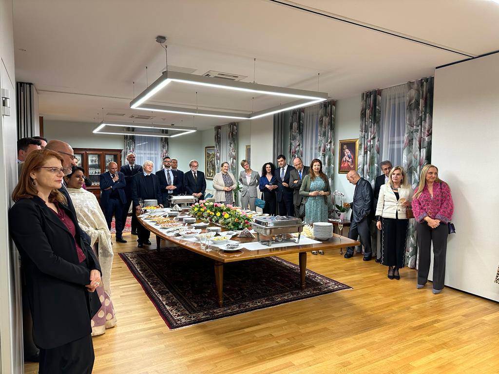 Farewell Reception at the Apostolic Nunciature in Republic of Slovenia for the Ambassador of Japan and the Ambassador of Albania