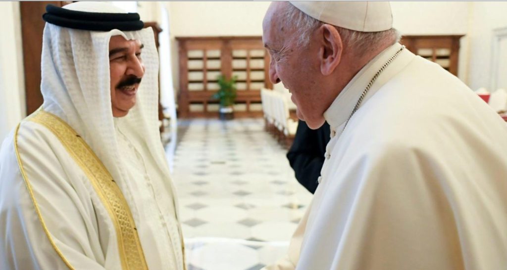 Audience of His Holiness to The King of Bahrein H.M. Hamad Bin Isa Al Khalifa
