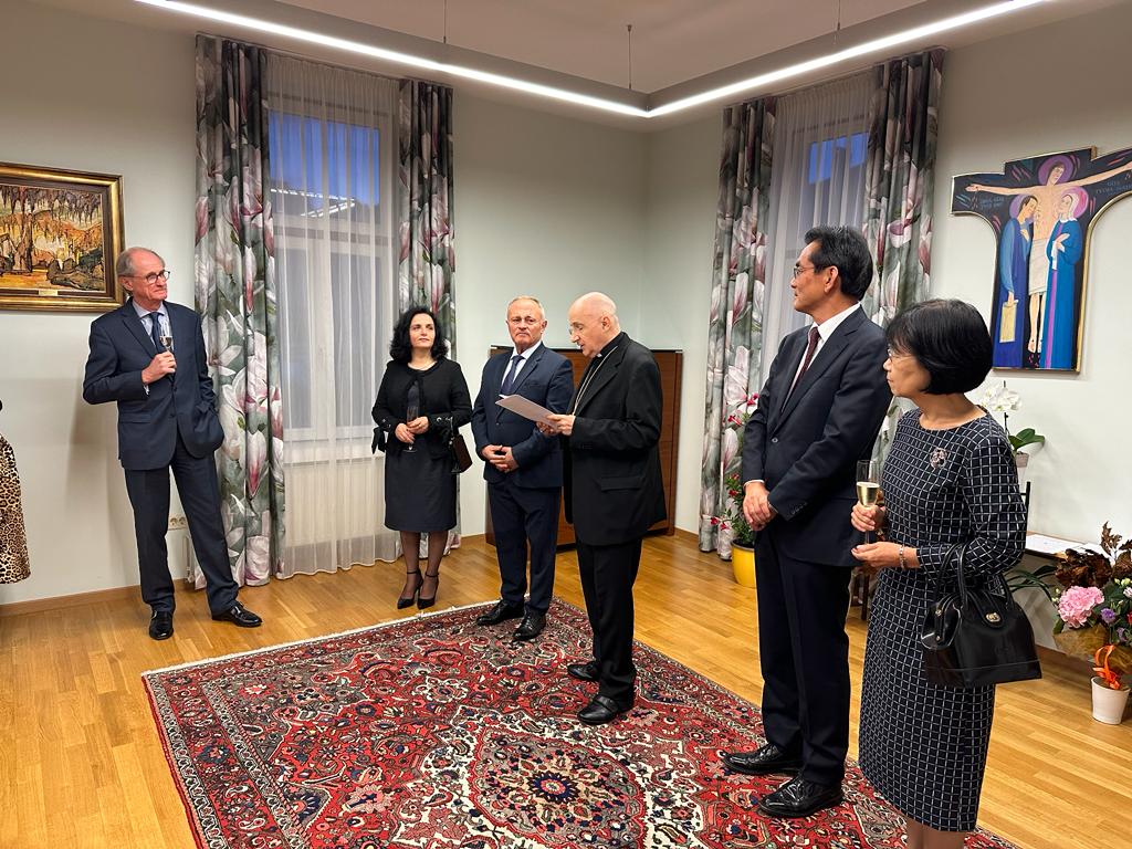 Farewell Reception at the Apostolic Nunciature in Republic of Slovenia for the Ambassador of Japan and the Ambassador of Albania