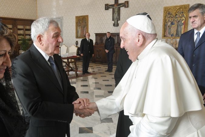 Audience of the Holy Father to the President of Iraq