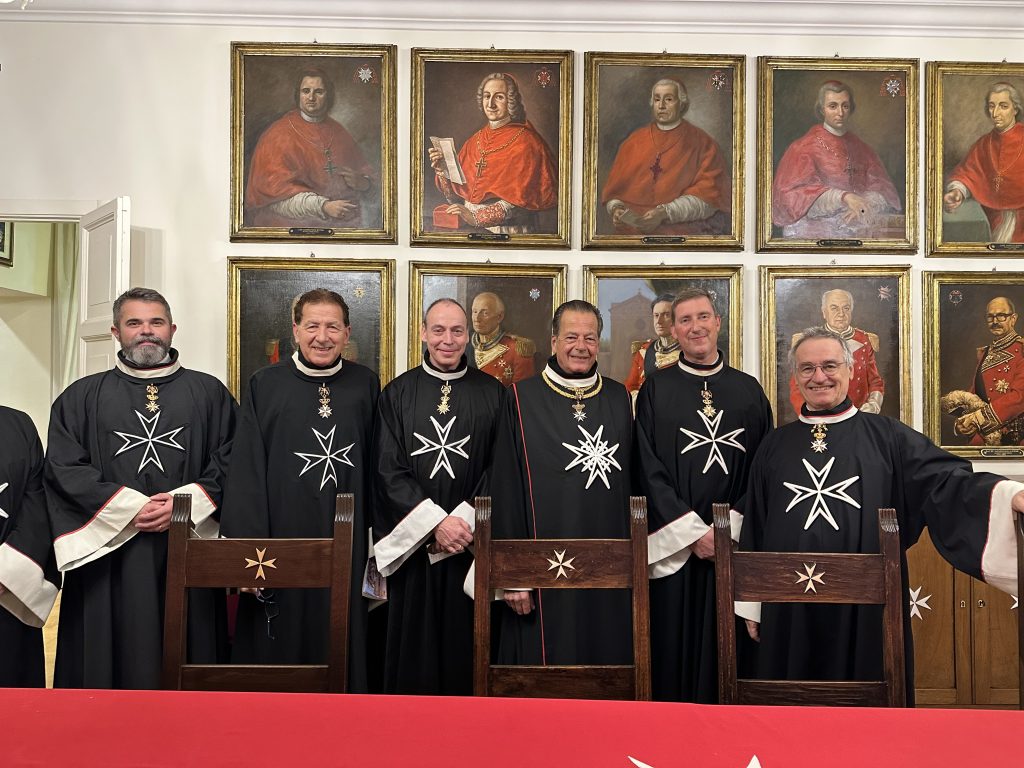 Pilgrimage of the Slovenian Association with the Knights Volunteers and Victims of the Floods in Slovenia at the Grand Priory of Rome