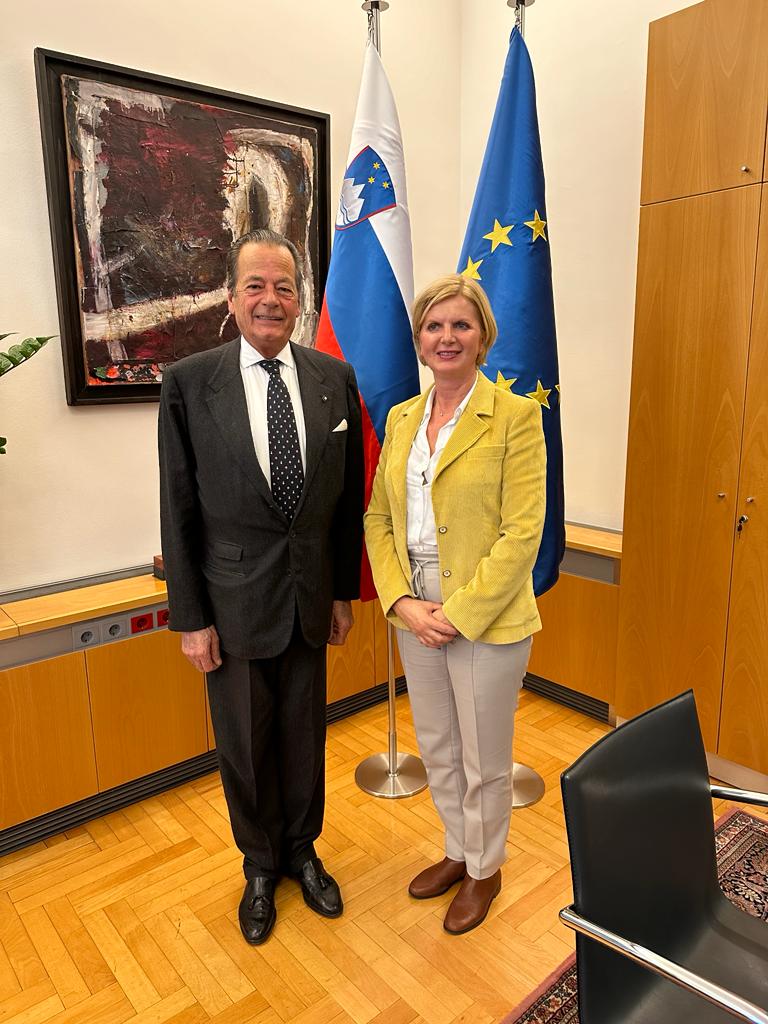 H.S.H. The Ambassador of the Sovereign Military Order of Malta visit to H.E. the Ambassador Chief of Protocol at Ministry of Foreign Affairs