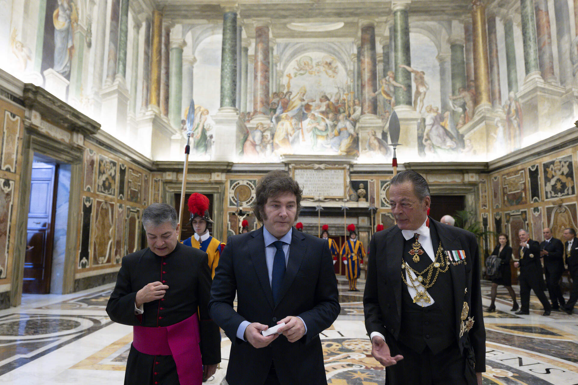 Audience of the Holy Father with the President of Argentina