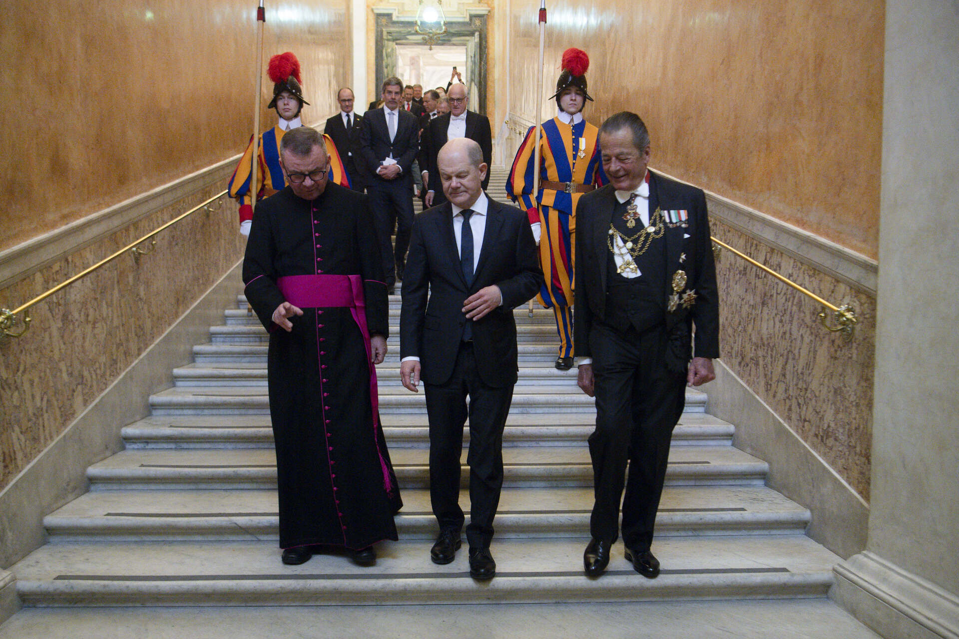 Audience to the Holy Father with Chancellor of Germany Olaf Scholz