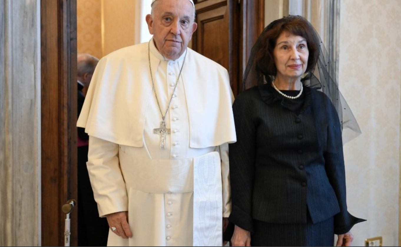 The President of North Macedonia Visiting the Holy Father