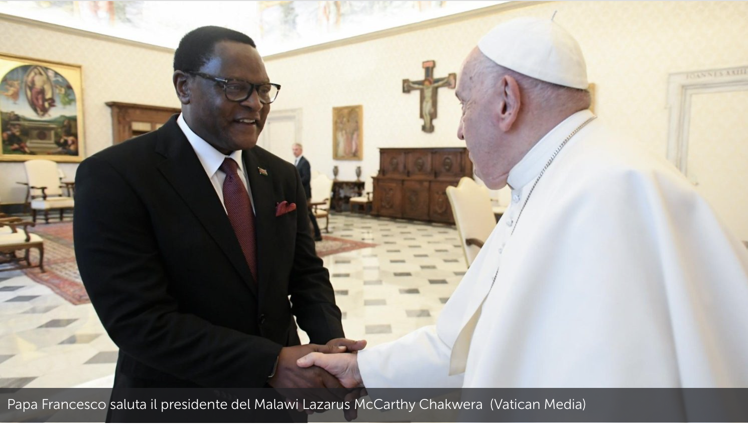 President of Malawi in Audience with the Holy Father