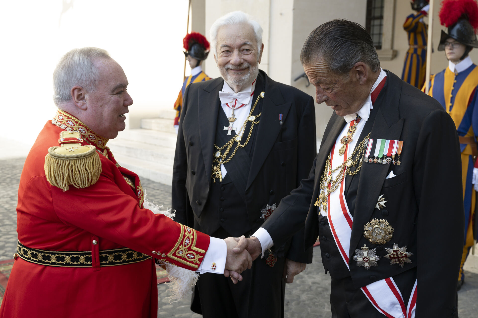 H.M.E.H. The Prince and Grand Master received in Audience by His Holiness Pope Leo XIV