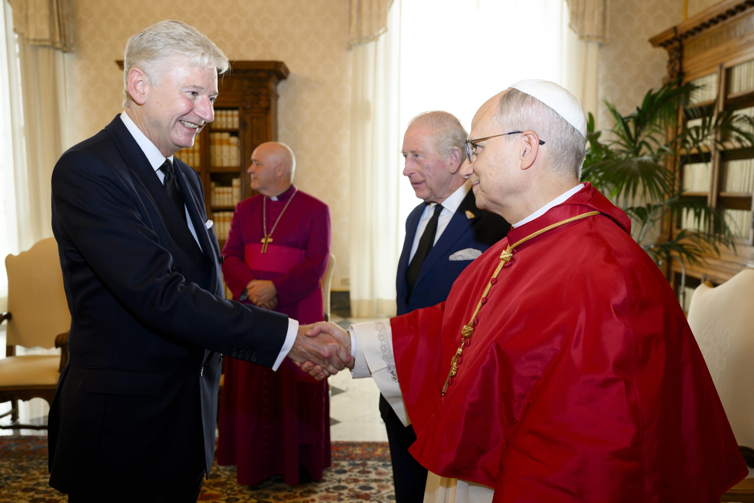 King Charles III and Queen Camilla Audience with Pope Leo XIV