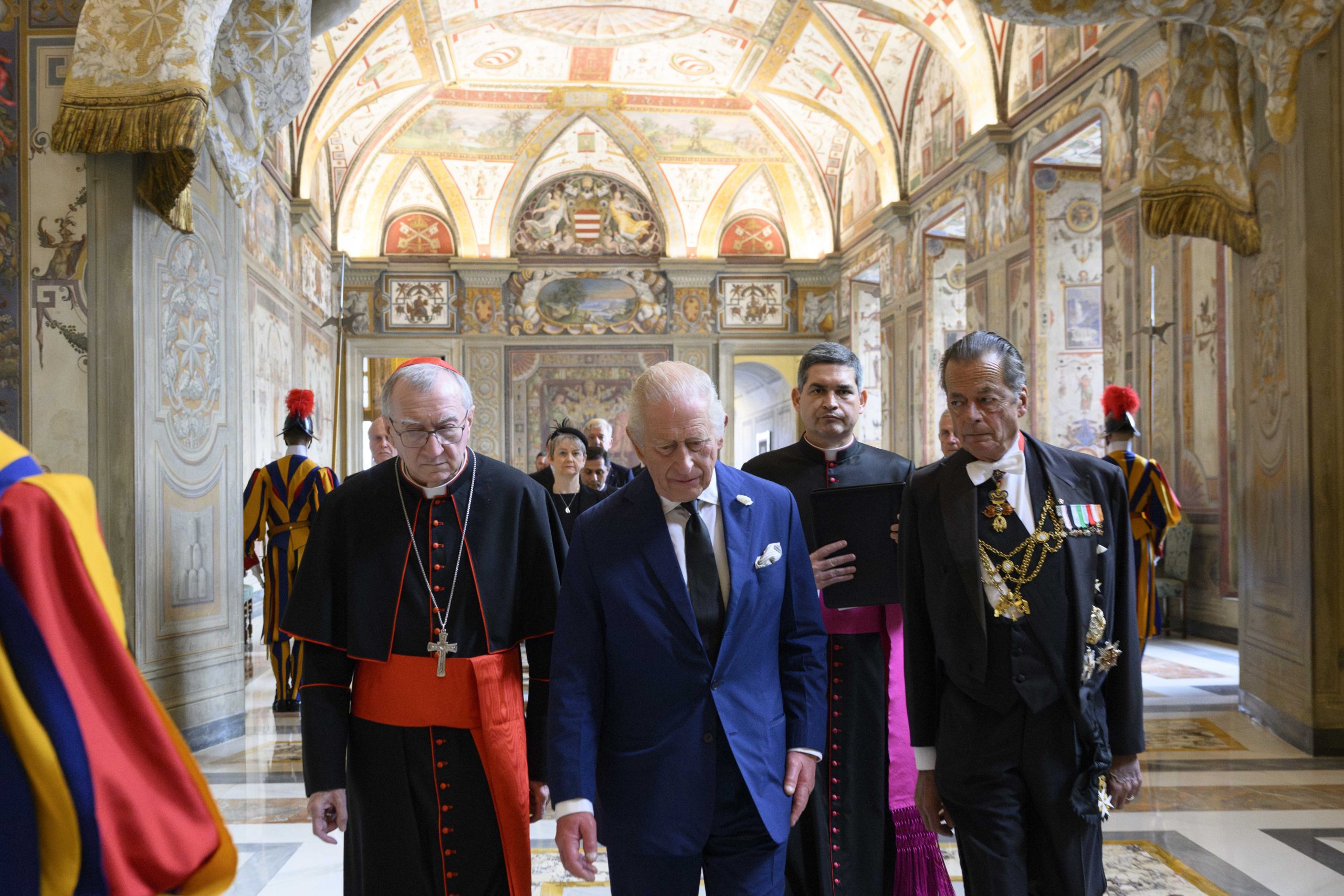 King Charles III and Queen Camilla Audience with Pope Leo XIV
