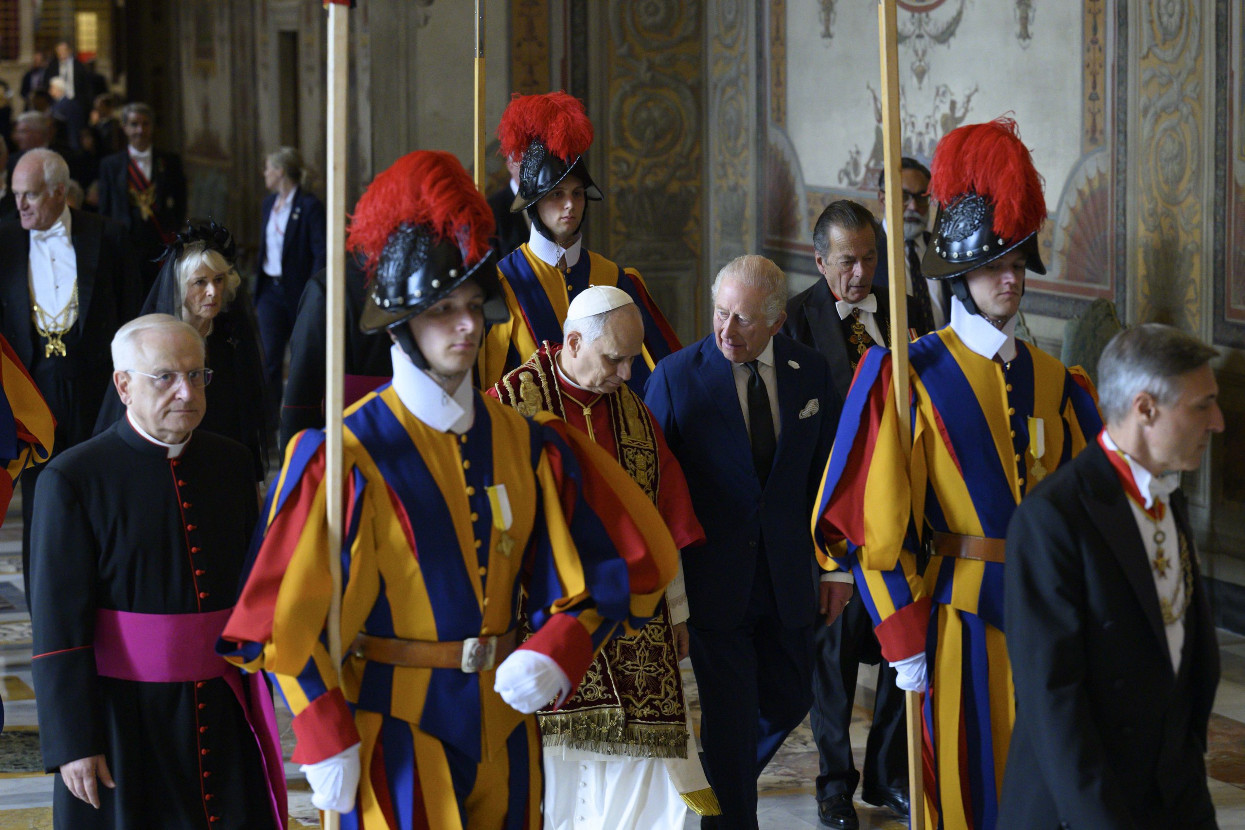 King Charles III and Queen Camilla Audience with Pope Leo XIV