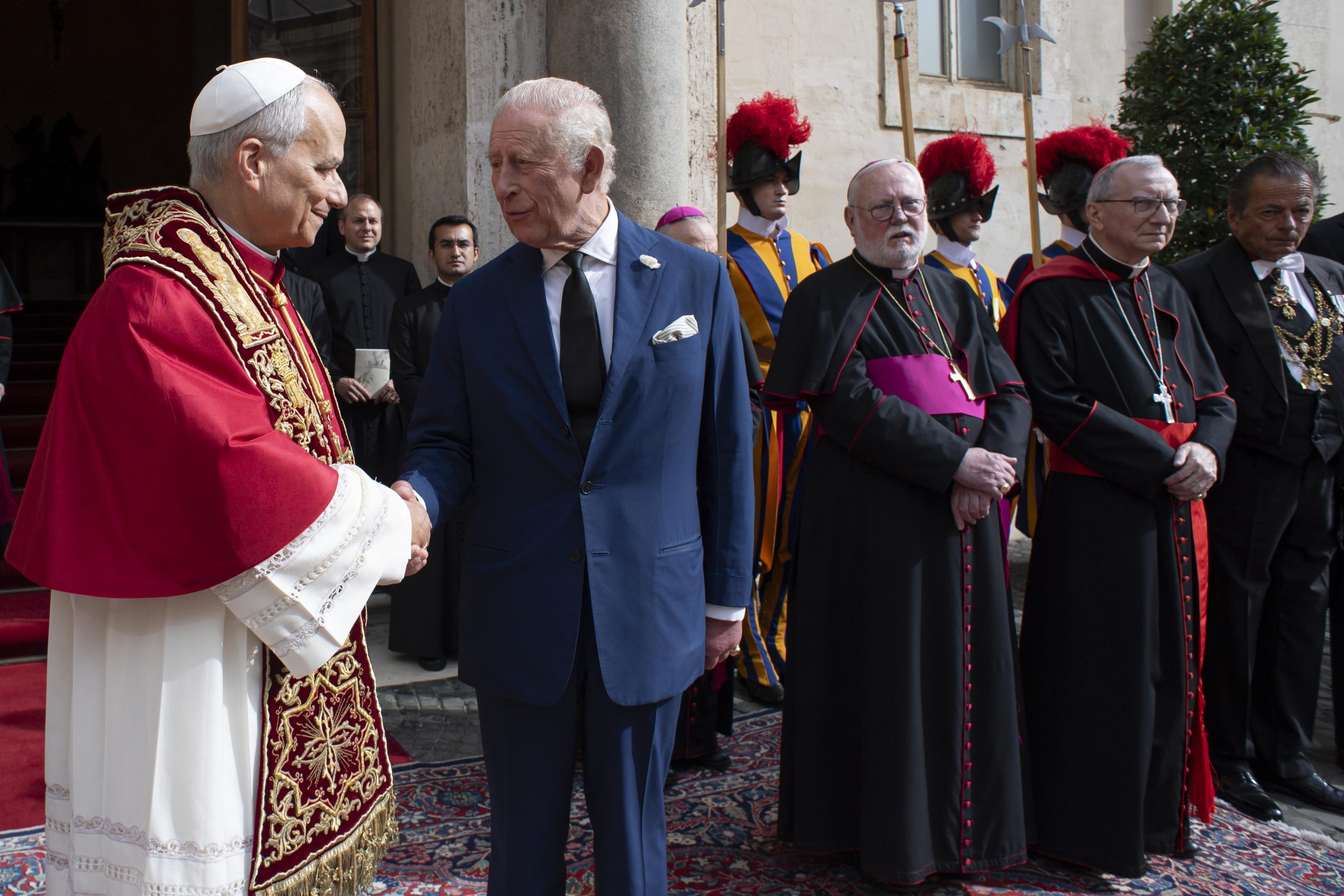 King Charles III and Queen Camilla Audience with Pope Leo XIV