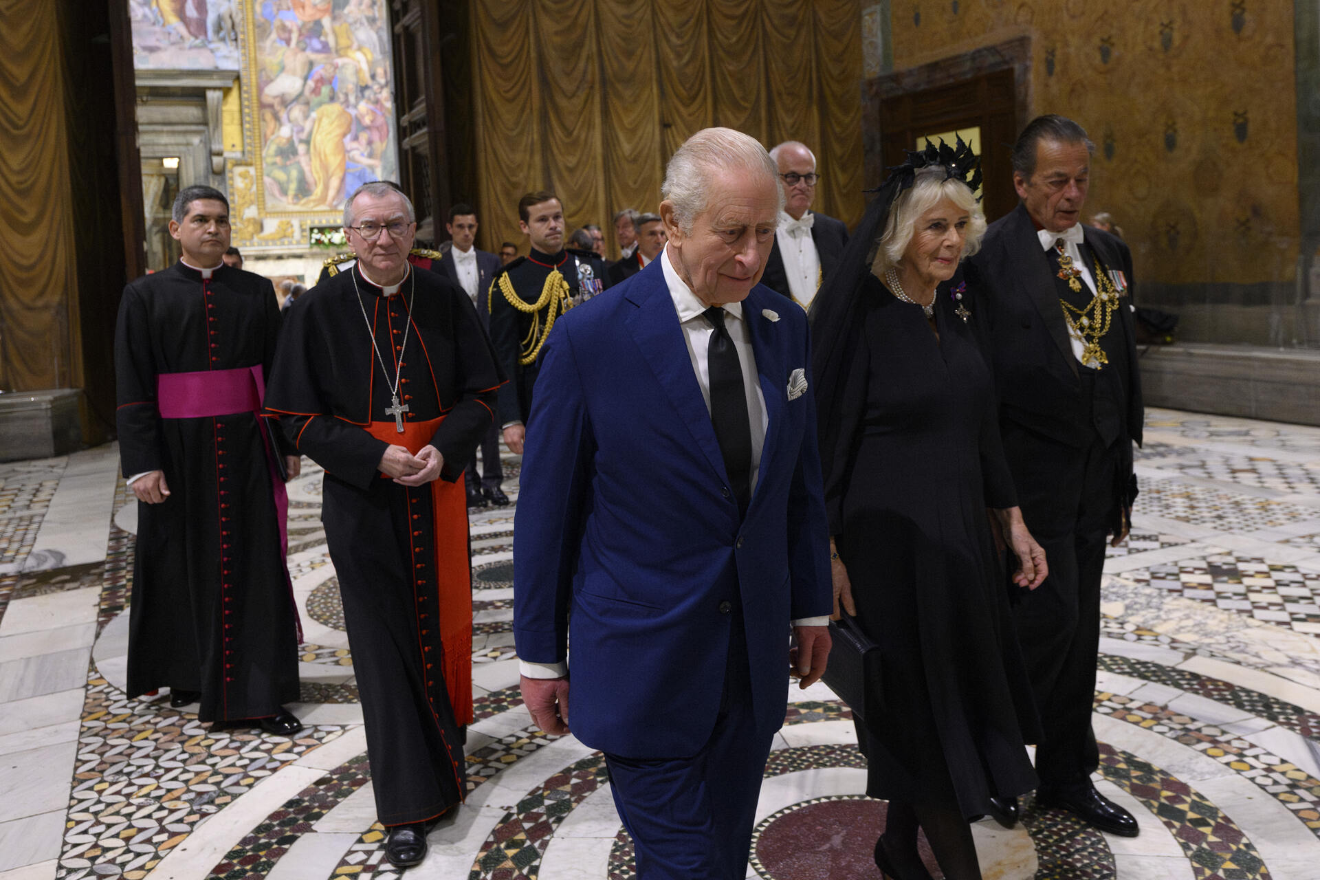 King Charles III and Queen Camilla Audience with Pope Leo XIV