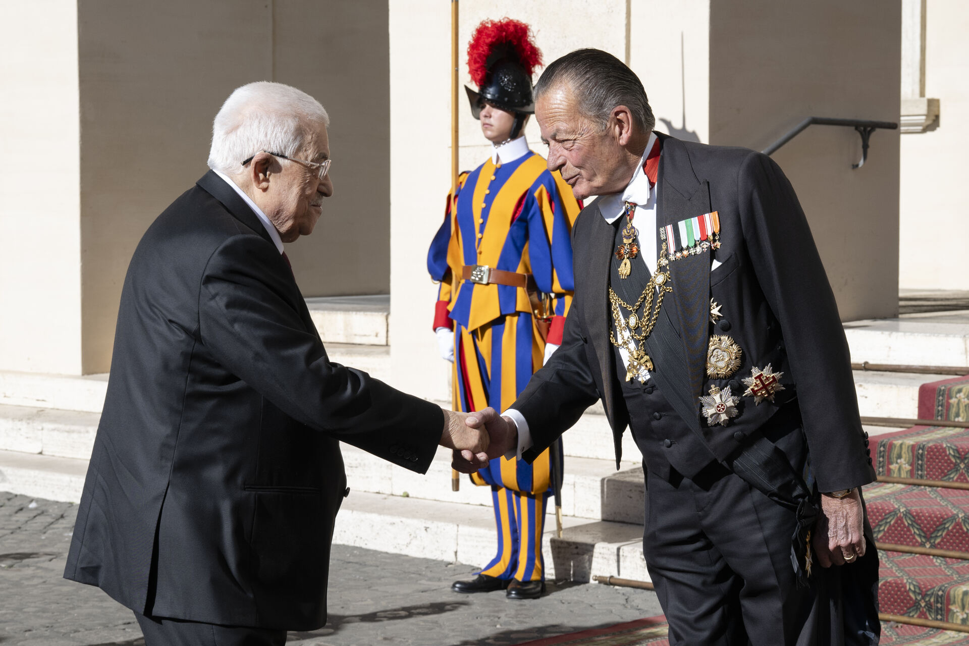 Audience of Pope Leo XIV to Palestinian President