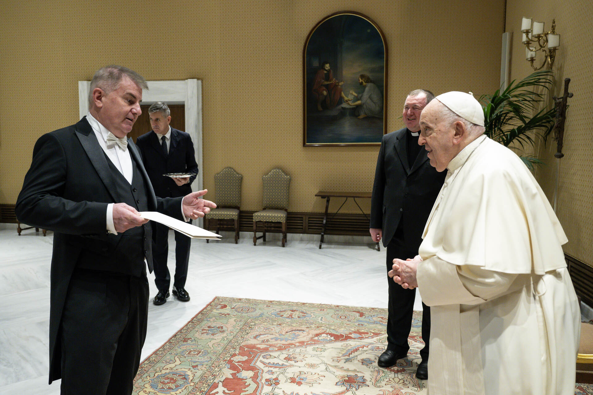 Credentials of His Holiness Pope Francis to H.E. the Ambassador of Slovenia, Franc But, to the Holy See and to the Sovereign Military Order of Malta