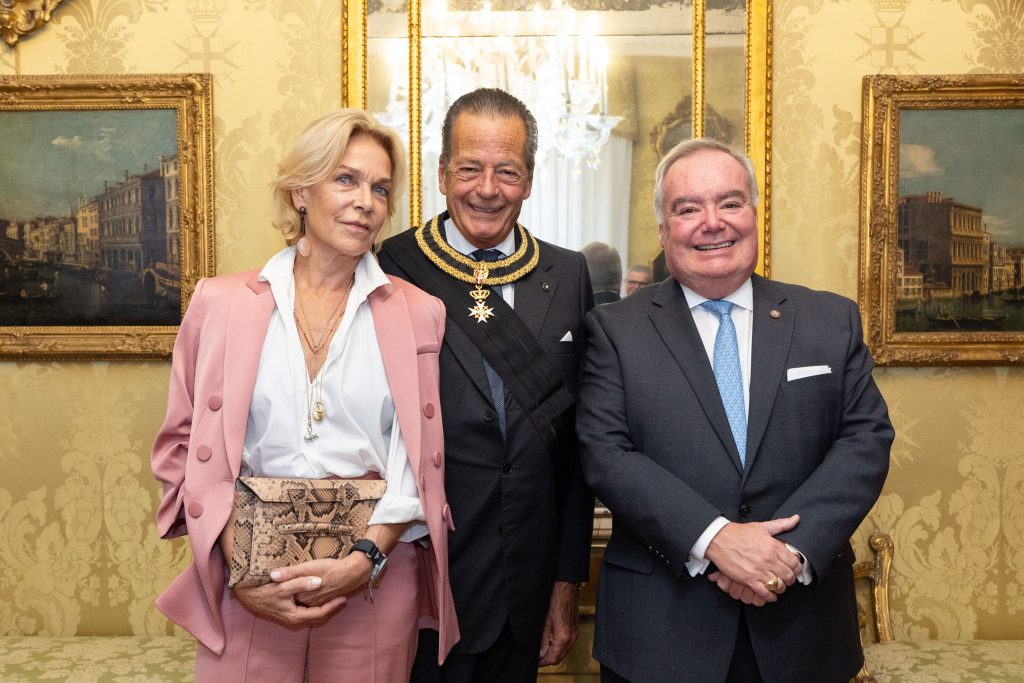 Ceremony of promotion of H.S.H. The Ambassador Prince Windisch-Graetz to Bailiff Grand Cross of Honor and Devotion in Obedience